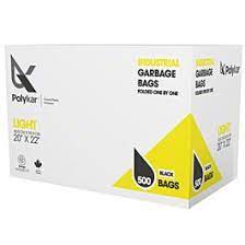 Polykar - garbage bags 22X24 black 500/cs