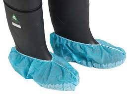 Anti-Slip Shoe Cover Blue 40G- 16 '' (100 / Pck)