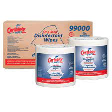 Grand Rouleau de Lingettes Désinfectantes Certainty-Plus (2rls x 800 lingettes) (8’’ x 6’’)  